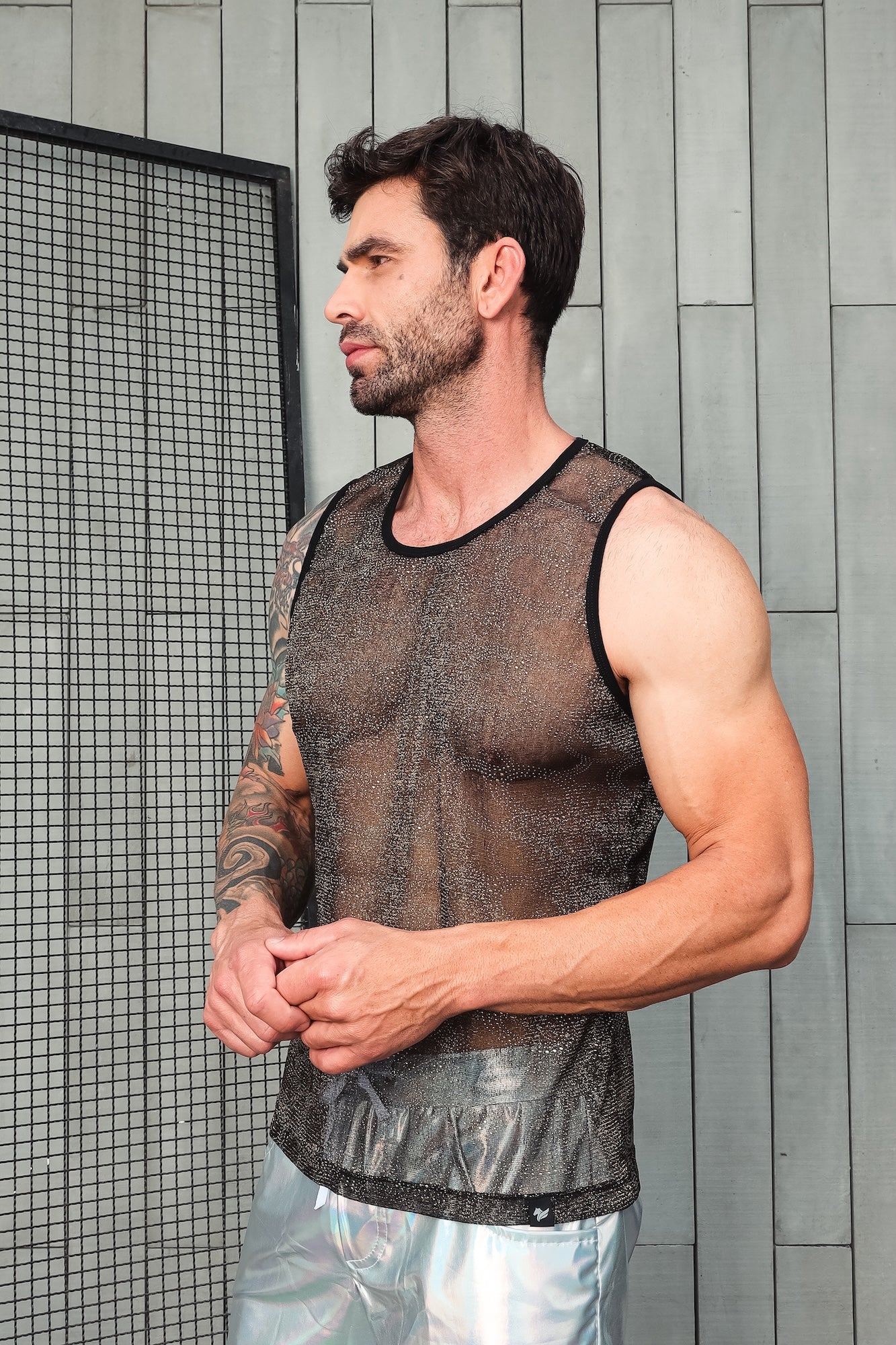 Regata em Malha Devorê Resinada