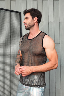 Regata em Malha Devorê Resinada