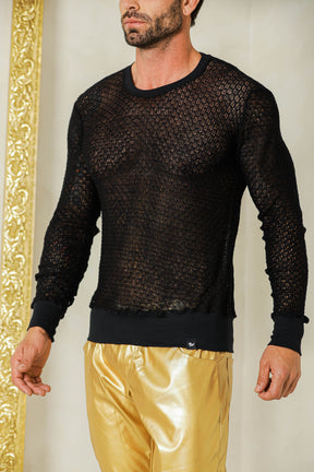 Blusa Masculino em Malha Tricot