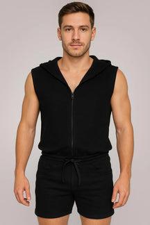 Macaquinho Masculino Modelo Machão com Capuz