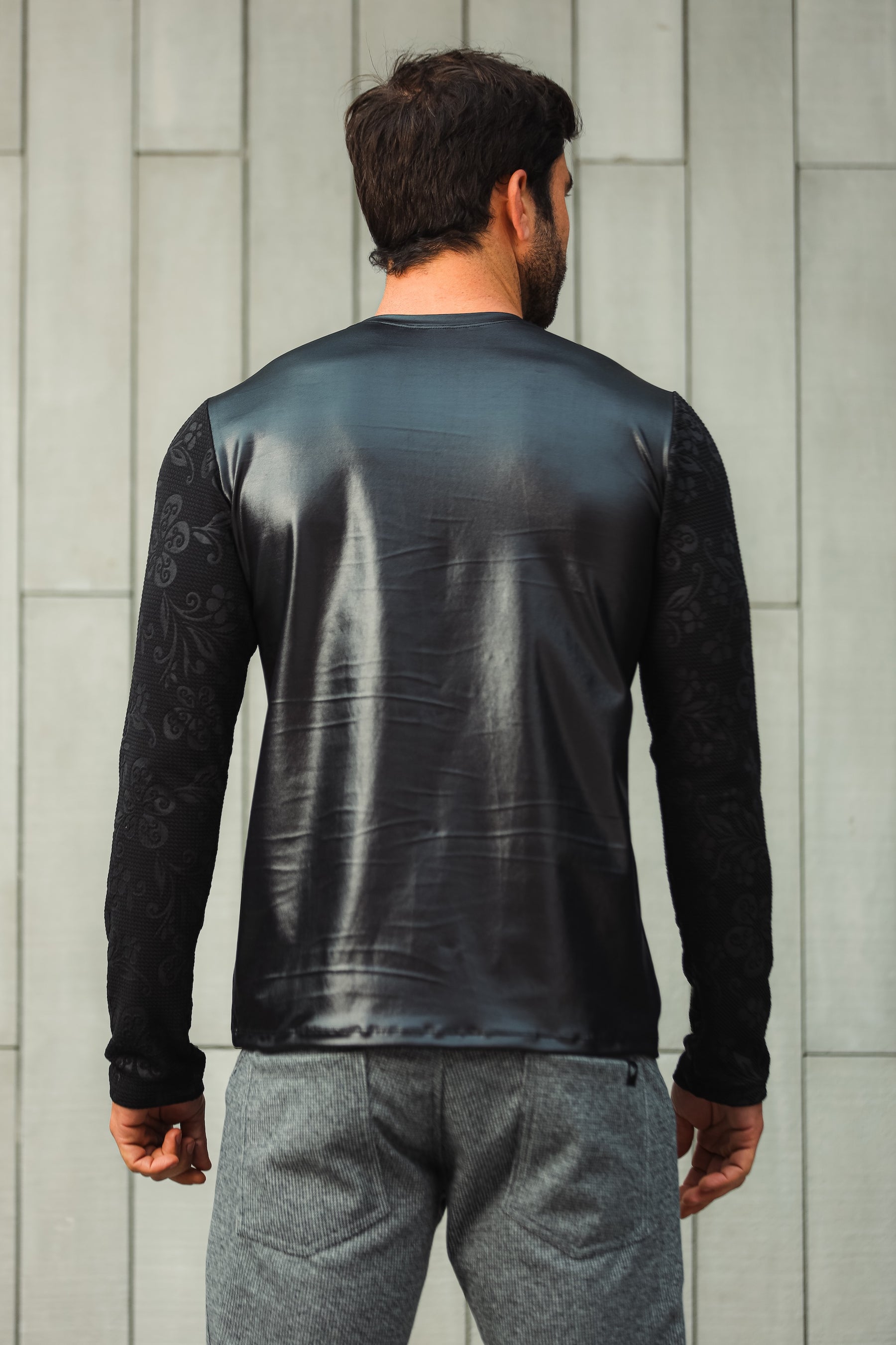 Camiseta Masculina Manga Longa Cirrê