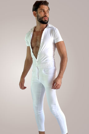 Macacão Masculino em Bengaline Branco