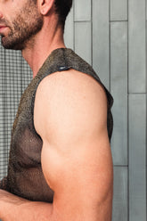 Regata Machao em Malha Devorê Resinada