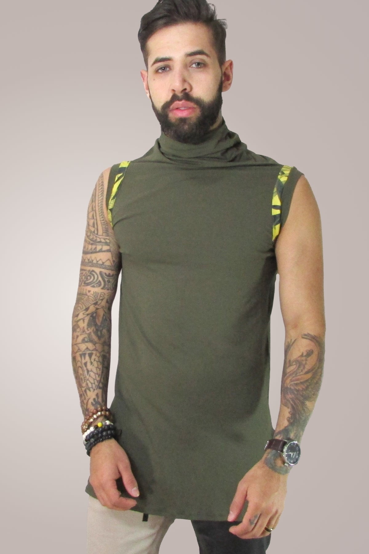 Regata Masculina Long Fit Verde