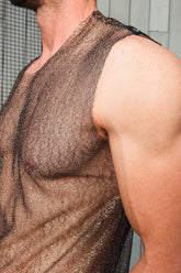 Regata Machão Tule Gliterizado