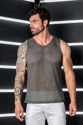 Regata Masculina em Tela Open