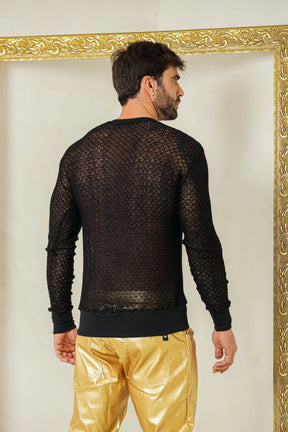 Blusa Masculino em Malha Tricot