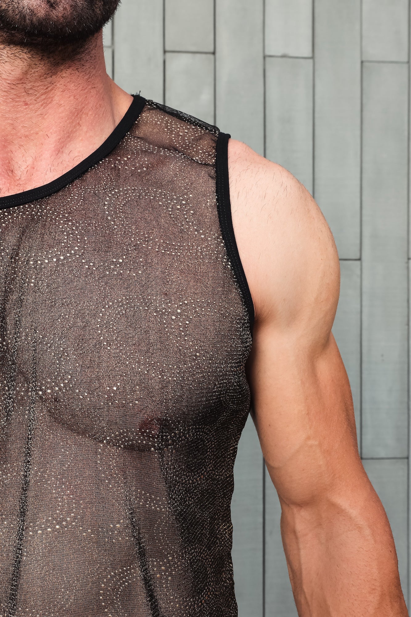 Regata em Malha Devorê Resinada