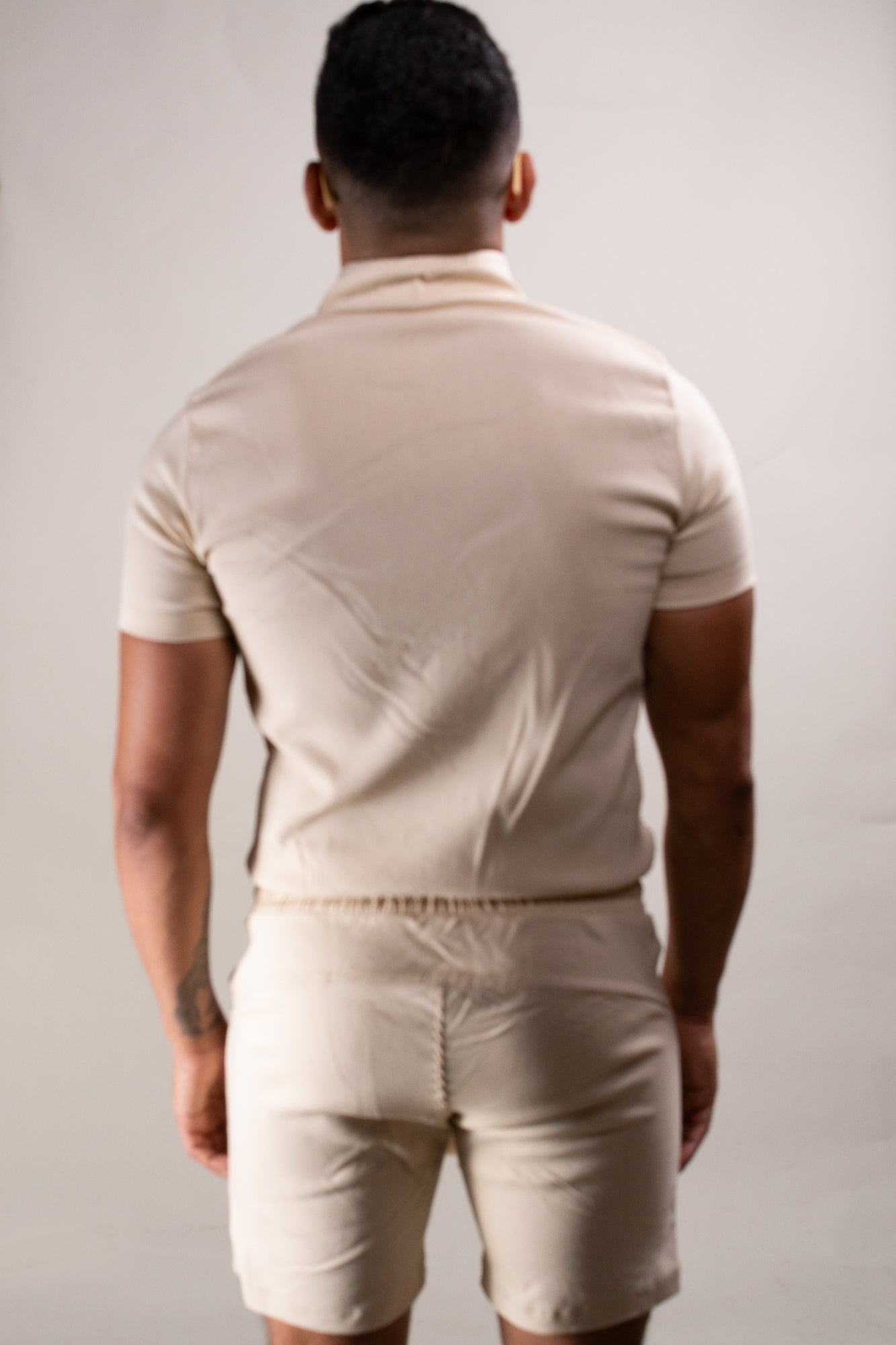 Macaquinho Masculino em Bengaline Bege