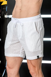 Short Masculino em Paetê Cós Franzido