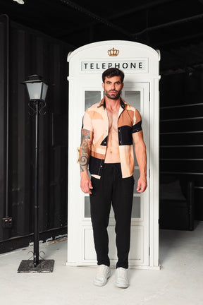 Camisa Masculina Casual em Viscose