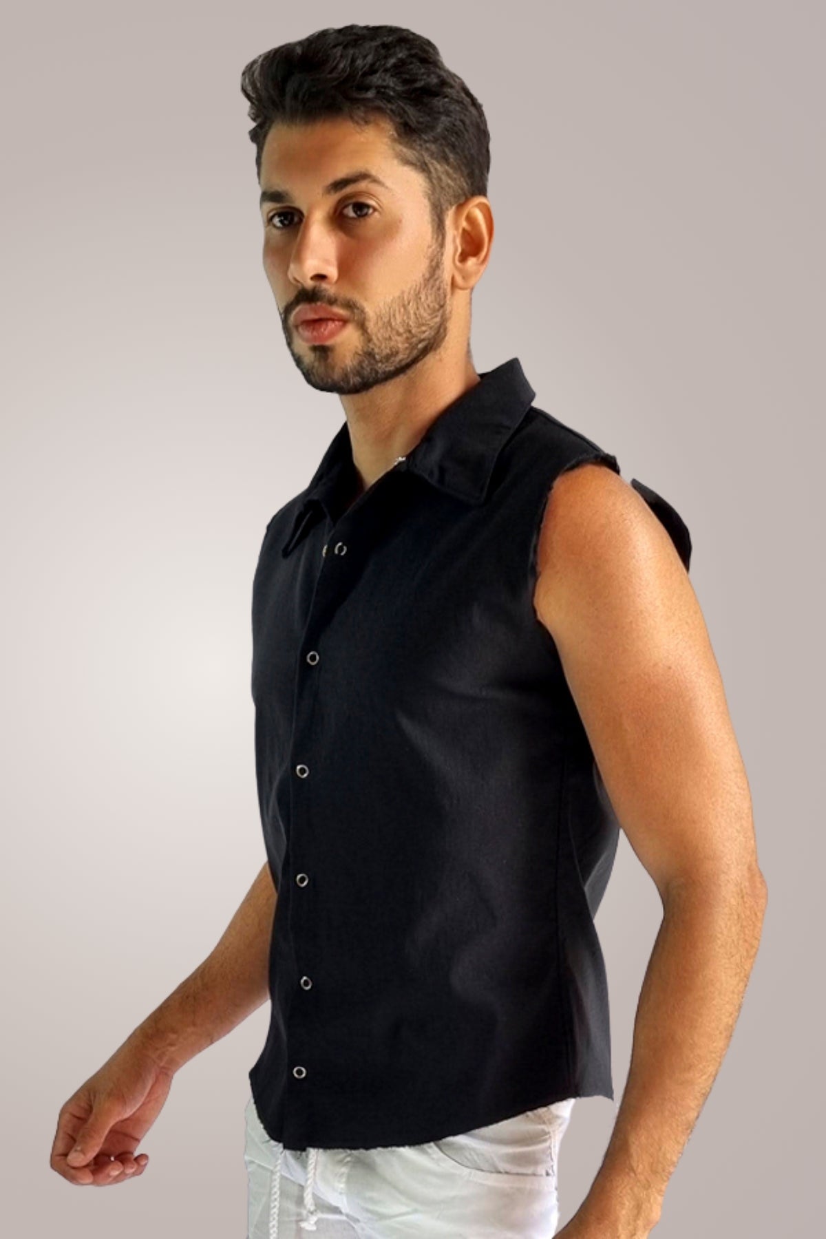 Camisa Masculina Modelo Machão Preto