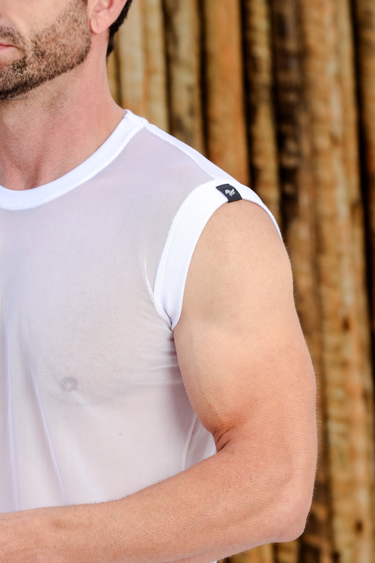 Regata Masculina Machão em Tule