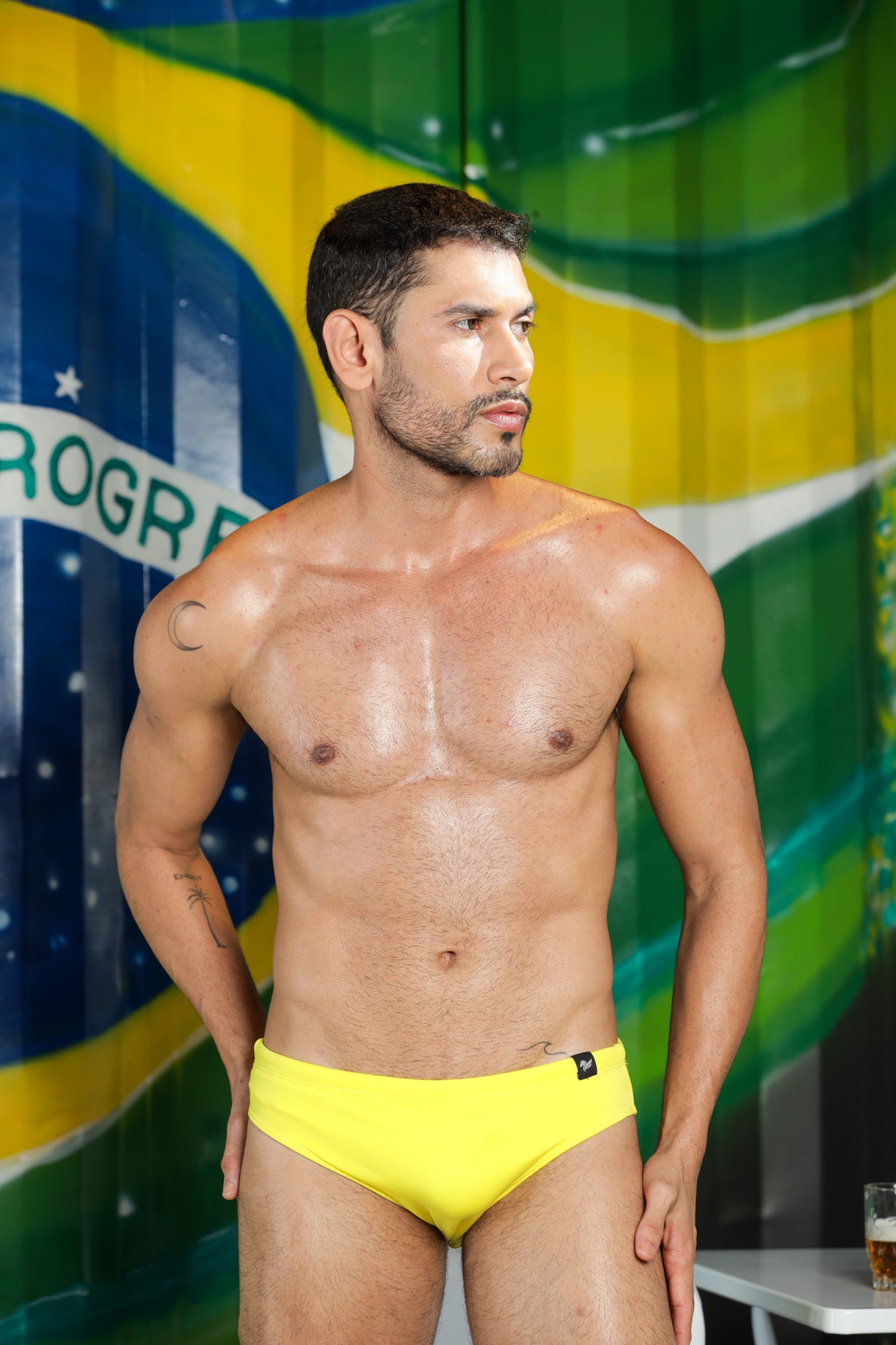 Sunga Super Slim Amarela