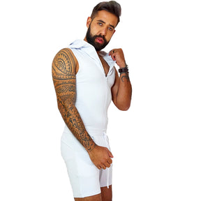 Macaquinho Masculino Modelo Machão com Capuz