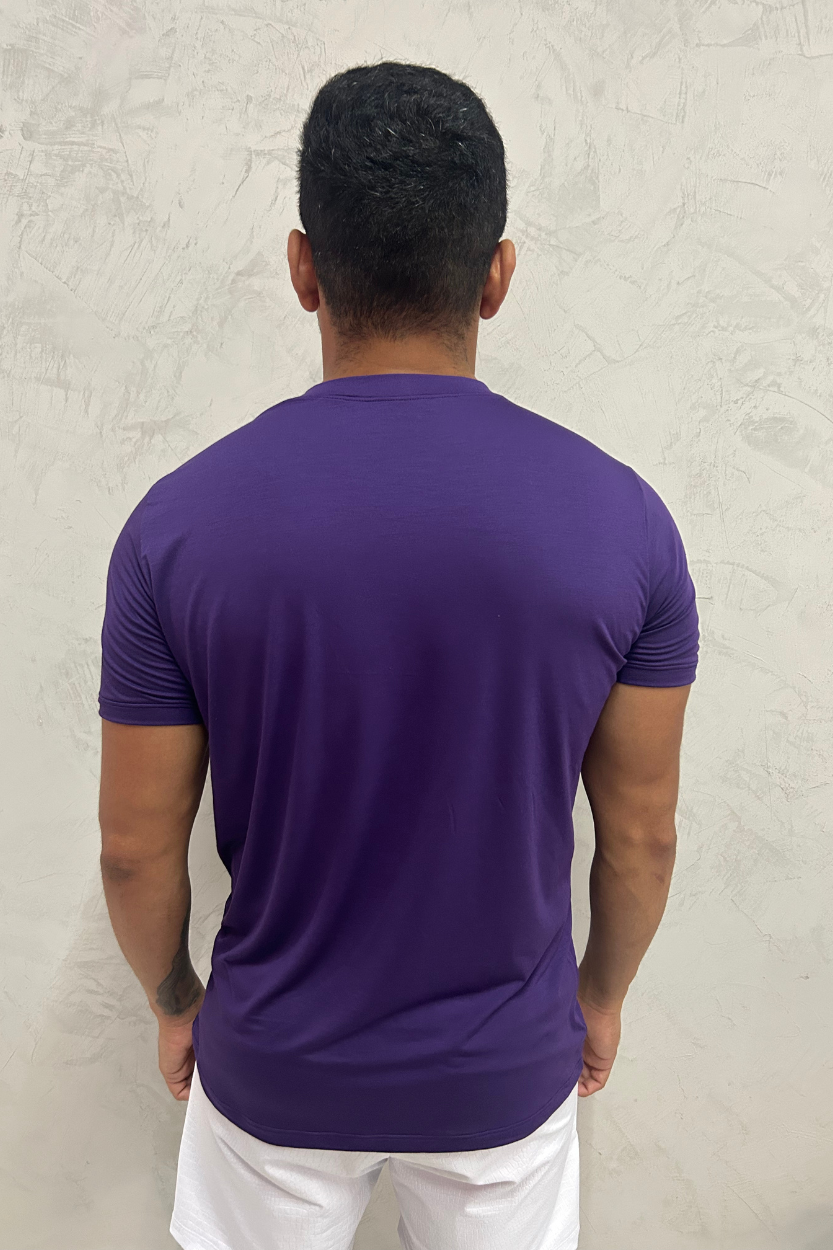 Camiseta Masculina Dry Fit Lilás