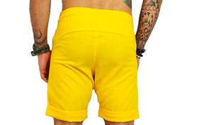 Bermuda Masculina Básica de Linho Barra Italiana