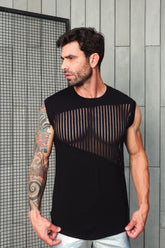 Regata Machão Viscolycra detalhe Devorê