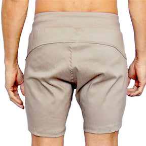 Short Masculino em Bengaline Bege