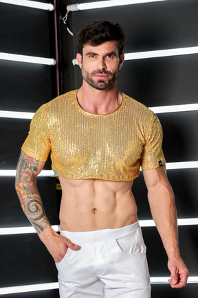 Cropped Masculino em Paetê