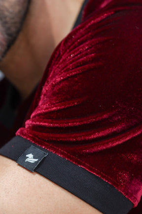 Camiseta Masculina em Veludo Cristal