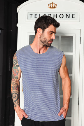 Regata Machão Viscolycra Listrada