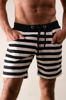 Short Masculino em Cotton Listrado