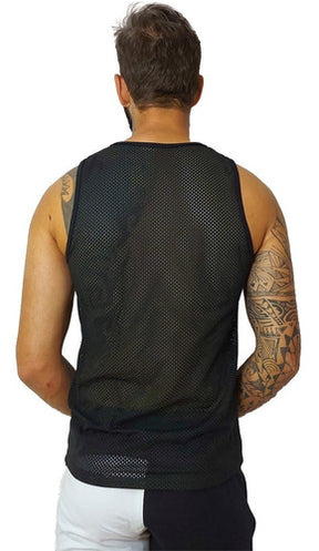 Regata Masculina em Tela Listra Lateral