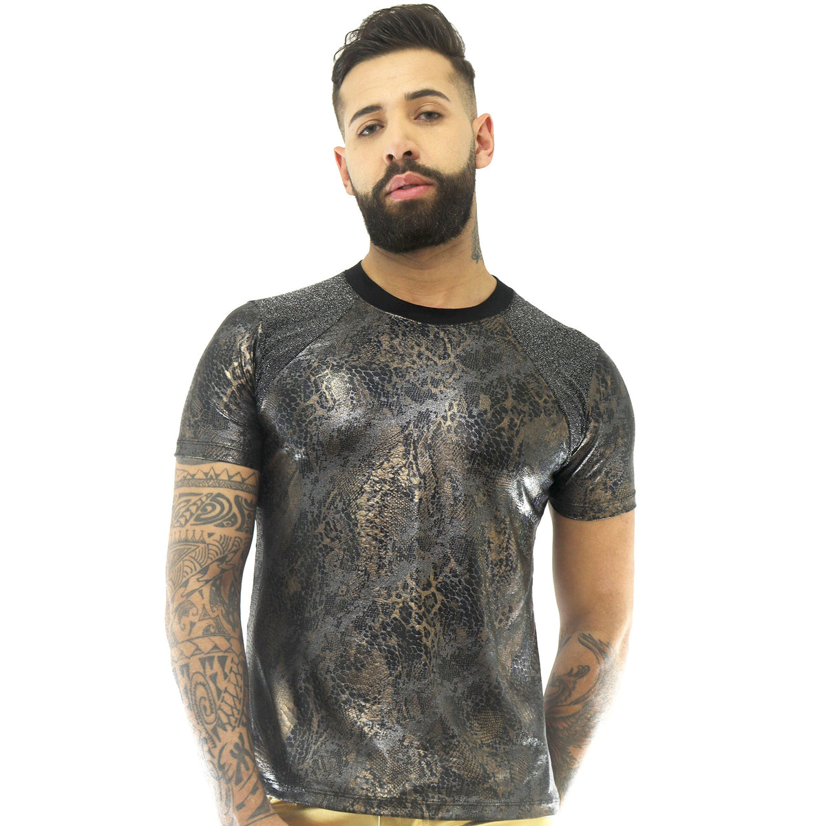 Camiseta Masculina Cirrê Animal Print