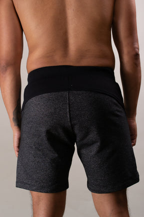 Short Masculino de Moletinho Mescla Cinza