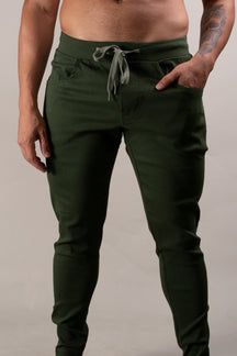 Calça Masculina em Bengaline Verde