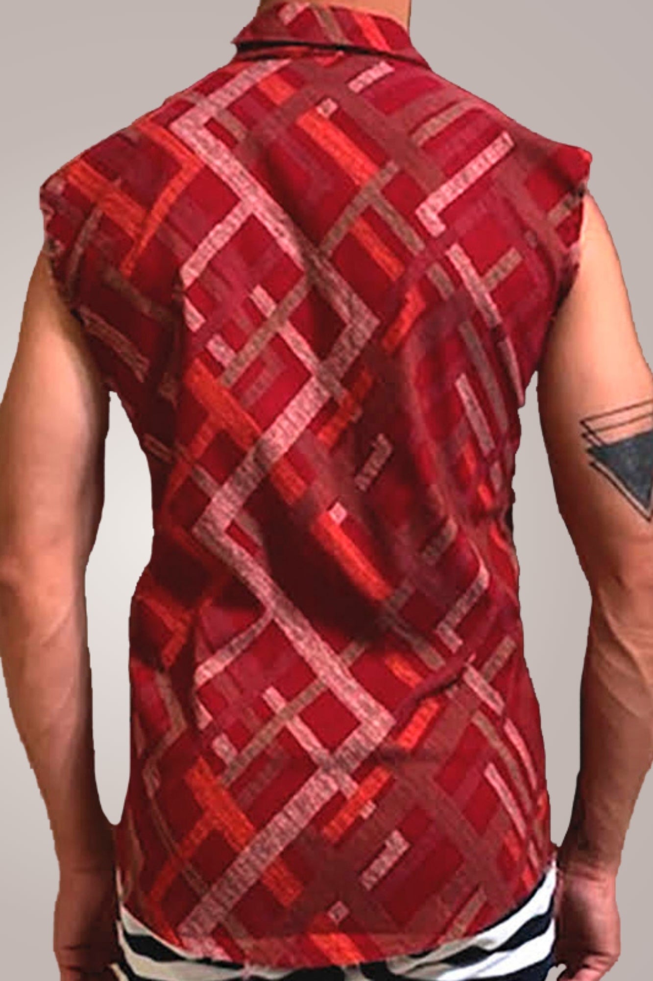 Camisa Masculina Modelo Machão Bengaline Vermelho