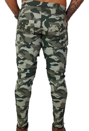 Calça Masculina Camuflada Militar