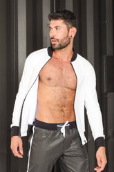 Jaqueta Masculina Bomber em Vinil