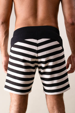 Short Masculino em Cotton Listrado