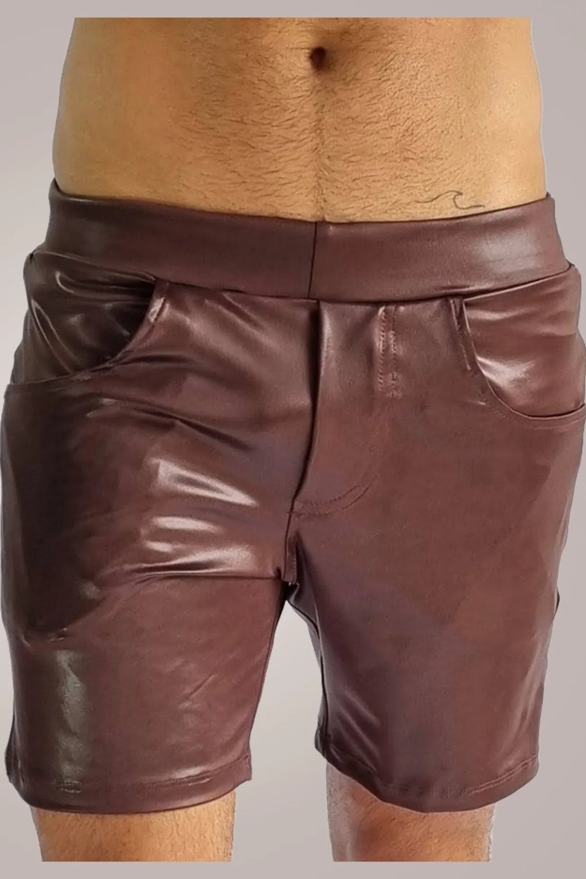 Short Masculino em Cirrê Brilhoso