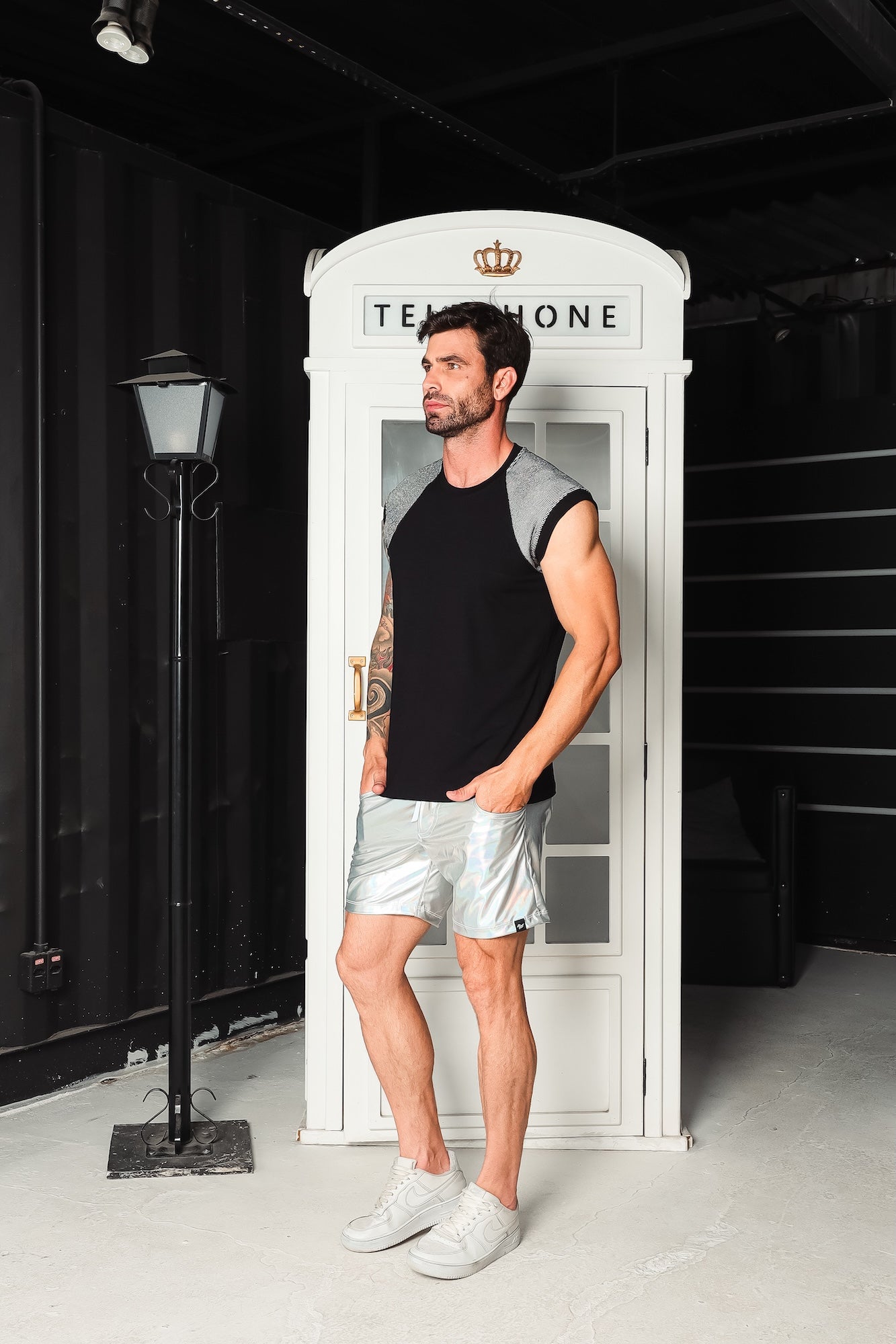 Regata Viscolycra com Detalhe Prateado