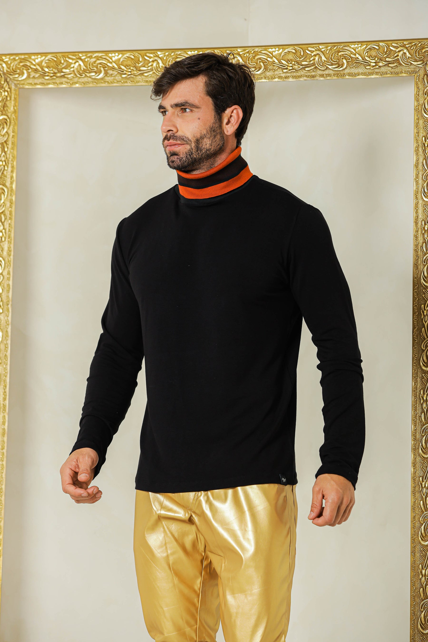 Blusa Masculina em Moletinho Gola Alta