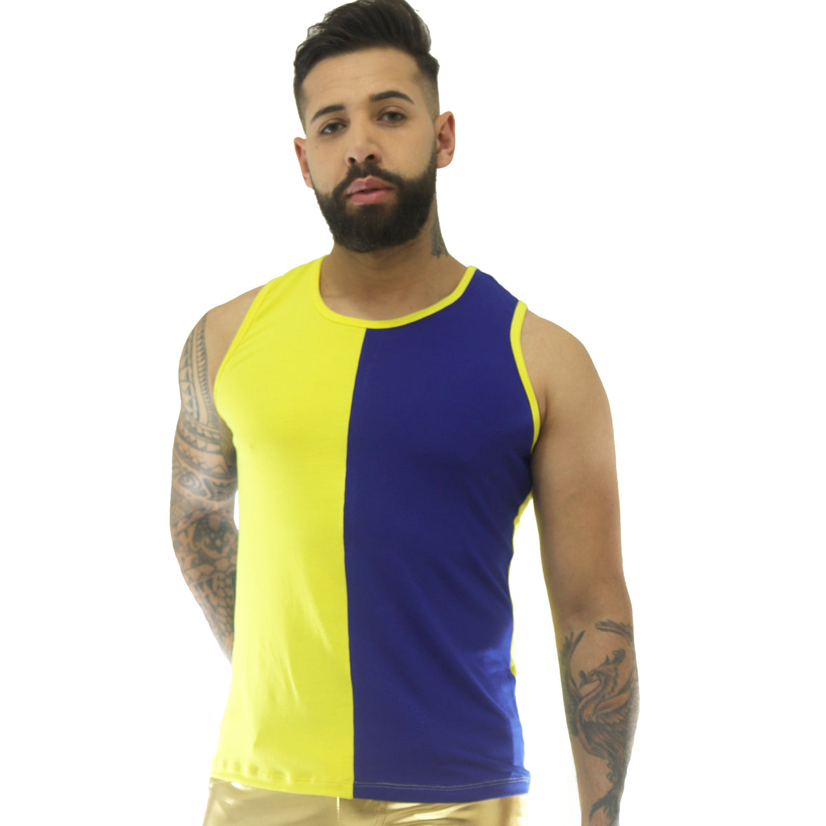 Regata Masculina Blue Yellow