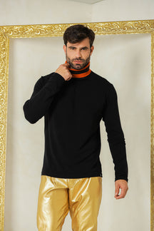 Blusa Masculina em Moletinho Gola Alta