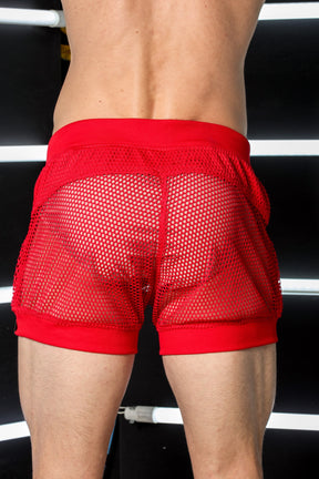 Short Masculino Transparente Modelo Praia