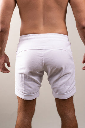 Bermuda Masculina Básica de Linho Barra Italiana