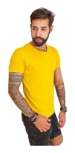 Camiseta Masculina Amarela