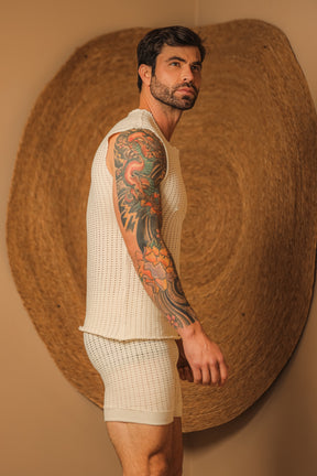 Conjunto Masculino em Tricô