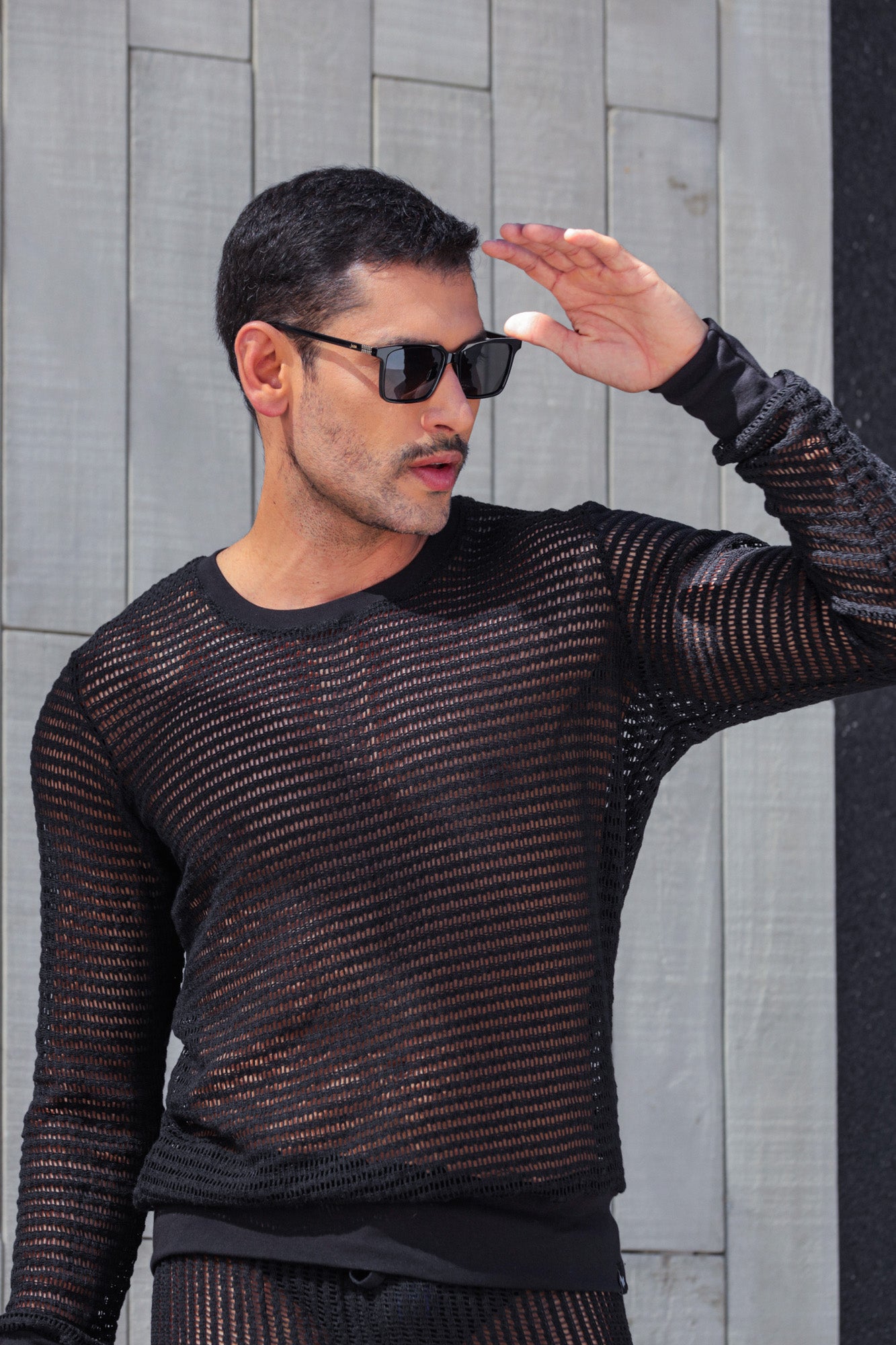 Suéter Masculino em Arrastão