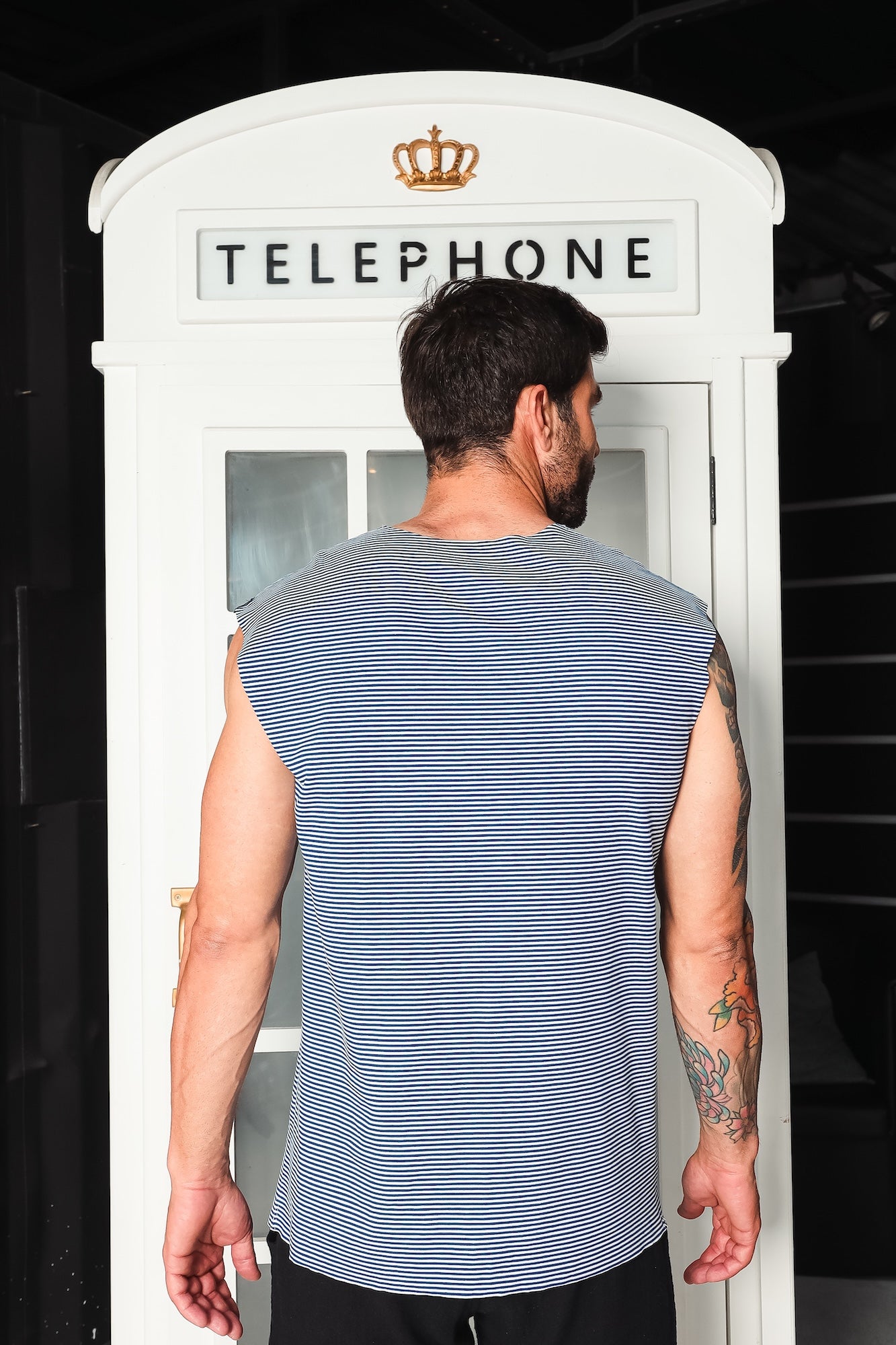 Regata Machão Viscolycra Listrada