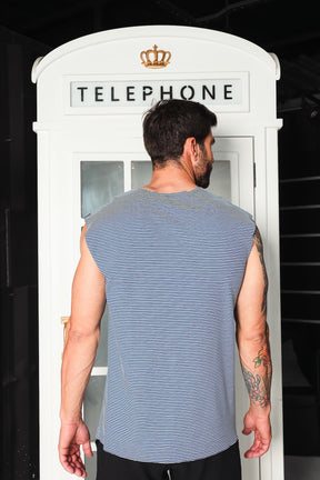 Regata Machão Viscolycra Listrada