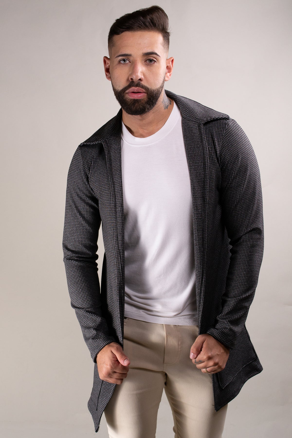 Cardigan Masculino Malha Lãzinha