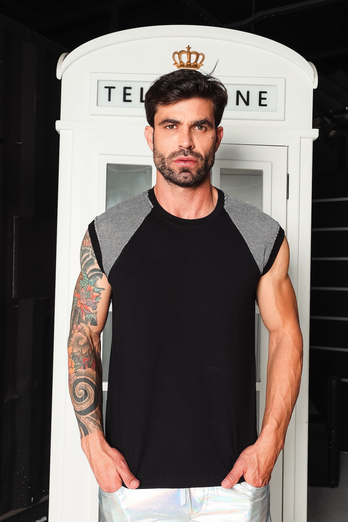 Regata Viscolycra com Detalhe Prateado