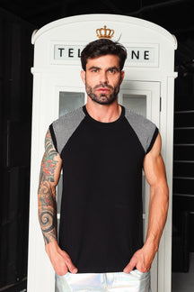 Regata Viscolycra com Detalhe Prateado